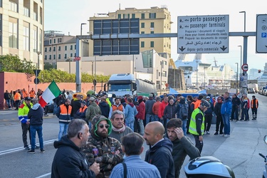 Genova, protesta no green pass varchi portuali