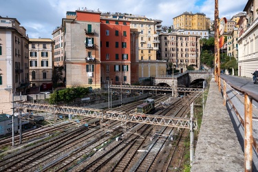 Genova, cantiere nodo ferroviario Brignole