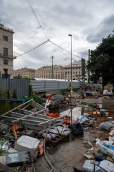 Genova, lavori in corso zona Brignole