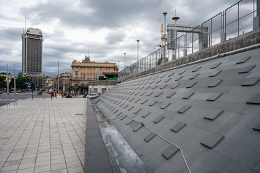 Genova, lavori in corso zona Brignole - quasi preso forma la fon