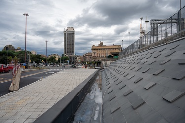 Genova, lavori in corso zona Brignole - quasi preso forma la fon