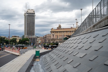 Genova, lavori in corso zona Brignole - quasi preso forma la fon