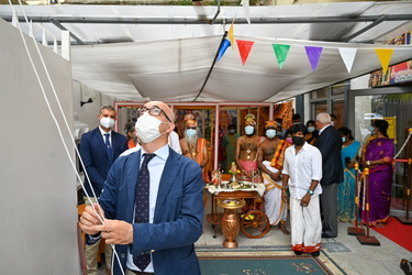 Genova, Corso Gastaldi - apertura centro culto induista