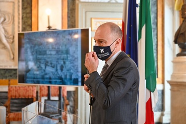 Genova, palazzo Tursi - salone rappresentanza - conferenza stamp