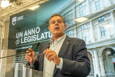 Genova, Sala Trasparenza - conferenza stampa un anno di secondo 