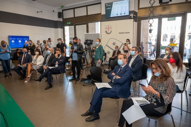 Genova, Sala Trasparenza - conferenza stampa un anno di secondo 