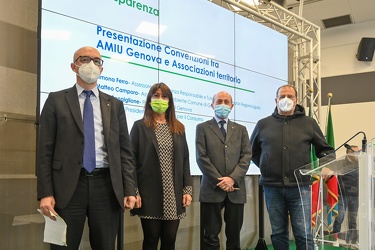 Genova, sala trasparenza - presentazione convenzione tra Amiu e 