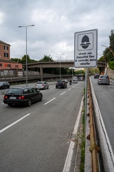 Genova, corso europa - tratto con installazione sistema tutor