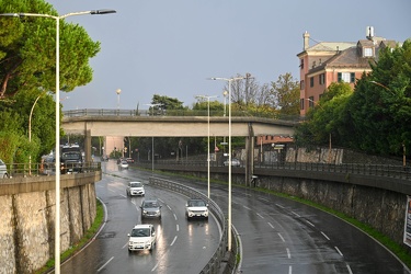 Genova, Corso Europa - tratto su via Pinasco, installazione tuto