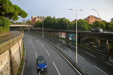 Genova, Corso Europa - tratto su via Pinasco, installazione tuto