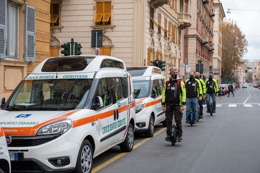 Genova, croce bianca piazza Palermo - corso con associazione mon