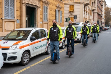 Genova, croce bianca piazza Palermo - corso con associazione mon