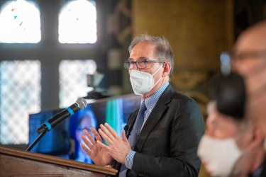 Genova, palazzo San Giorgio - dibattito pubblico su nuova diga f