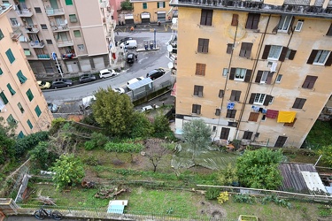 Genova, Quezzi, zona via Edera - famiglie sfollate causa frana