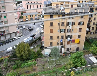 Genova, Quezzi, zona via Edera - famiglie sfollate causa frana