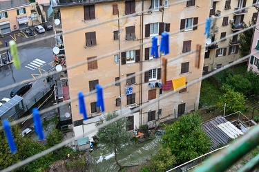 Genova, Quezzi, zona via Edera - famiglie sfollate causa frana