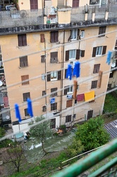 Genova, Quezzi, zona via Edera - famiglie sfollate causa frana
