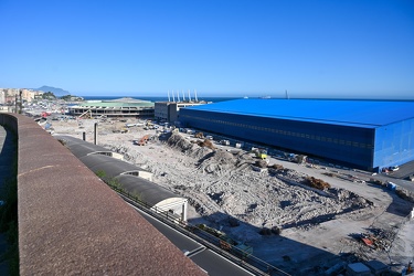 Genova, cantiere demolizioni fiera waterfront di levante - fuga 