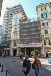 Genova, Galleria Mazzini - situazione impalcature perenni