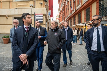 Genova, I rappresentanti di 777 Partners hanno visitato il centr