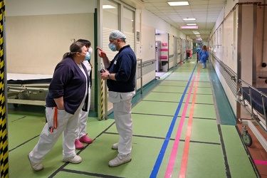 Genova, pronto soccorso San Martino - incendio