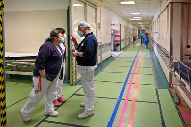 Genova, pronto soccorso San Martino - incendio