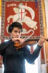 Genova, palazzo Tursi - violinista vincitore premio Paganini 201