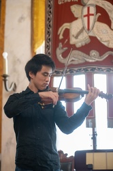 Genova, palazzo Tursi - violinista vincitore premio Paganini 201