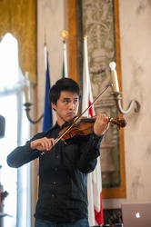 Genova, palazzo Tursi - violinista vincitore premio Paganini 201