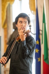 Genova, palazzo Tursi - violinista vincitore premio Paganini 201