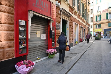 Genova, via Colombo, luogo delitto femminicidio