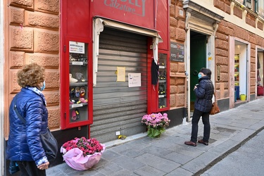 Genova, via Colombo, luogo delitto femminicidio