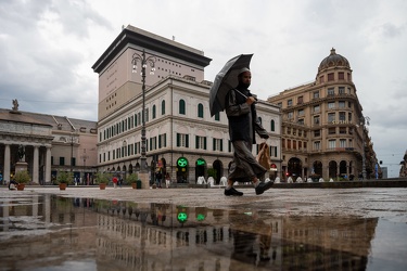 Genova, maltempo allerta arancione domenica