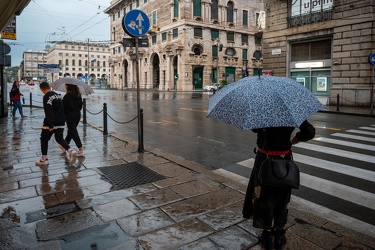 Genova, maltempo allerta arancione domenica