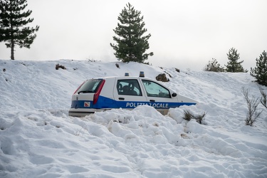 Genova, la neve a mezz'ora dal centro, nonostante stagione sciis