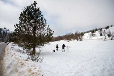 Genova, la neve a mezz'ora dal centro, nonostante stagione sciis