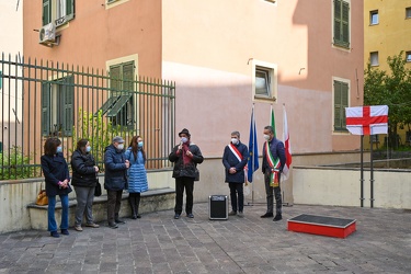 Genova, centro storico - intitolazione piazzetta a Agostino Dari