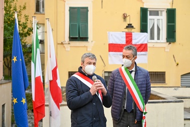 Genova, centro storico - intitolazione piazzetta a Agostino Dari