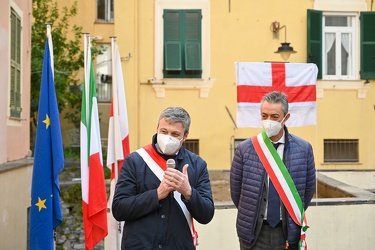 Genova, centro storico - intitolazione piazzetta a Agostino Dari