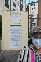 Genova, centro storico - intitolazione piazzetta a Agostino Dari