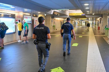 Genova, stazione Brignole - controlli polizia ferroviaria polfer