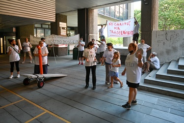 Genova, via d'annunzio Regione - presidio abitanti via Gavette s