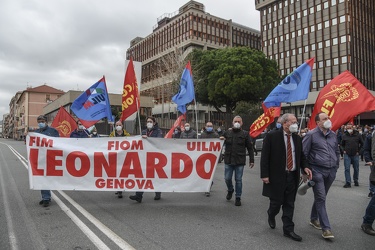 protesta lavoratori Leonardo 12032021-0001