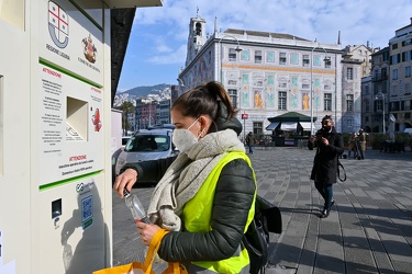 Genova, fermata metro San Giorgio, porto antico - inaugurato sis