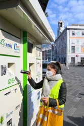 Genova, fermata metro San Giorgio, porto antico - inaugurato sis