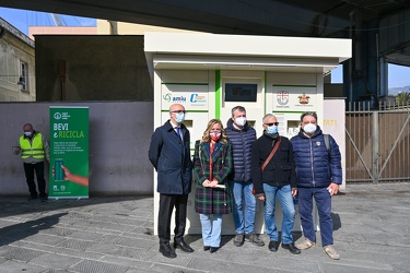 Genova, fermata metro San Giorgio, porto antico - inaugurato sis