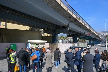 Genova, fermata metro San Giorgio, porto antico - inaugurato sis