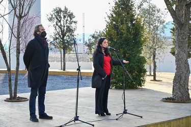 Genova, Certosa - cerimonia radura della memoria 