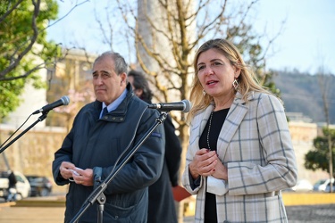 Genova, Certosa - cerimonia radura della memoria 