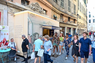 Genova, piazza Soziglia - romanengo temporary store